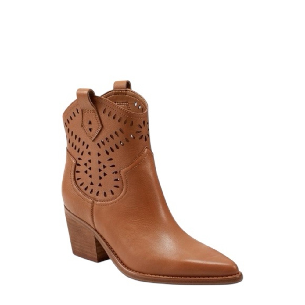NEW Marc Fisher LTD Elyma Pointy Toe Block Heel Dress Booties 7